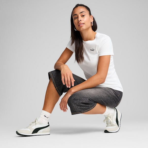 ESS Small No. 1 Logo Tee Women, PUMA White, extralarge-GBR