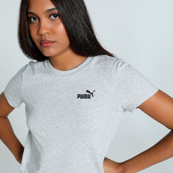 T-shirt Essentials Femme, Light Gray Heather, extralarge