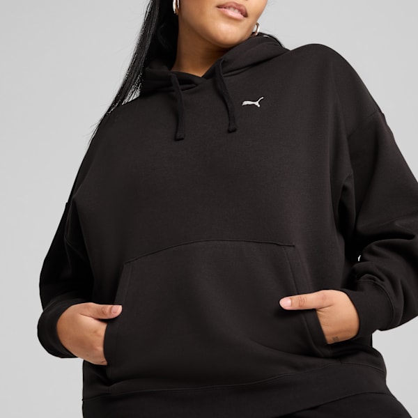 Sudadera con capucha para mujer Essentials Comfort, PUMA Black, extralarge