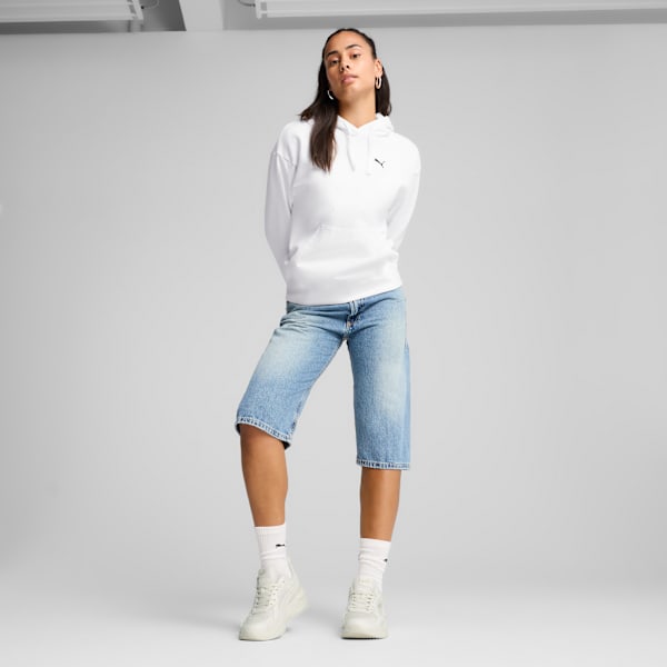 Essentials Comfort Hoodie Women, PUMA White, extralarge