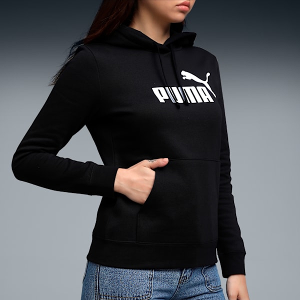 Essentials No. 1 Logo Women's Comfort Hoodie, PUMA Black, extralarge-IND