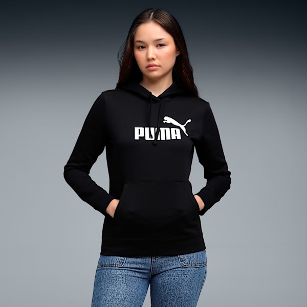 Essentials No. 1 Logo Women's Comfort Hoodie, PUMA Black, extralarge-IND