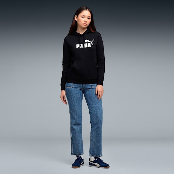Essentials No. 1 Logo Women's Comfort Hoodie, PUMA Black, extralarge-IND