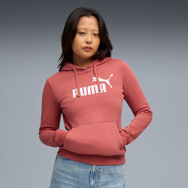 Essentials No. 1 Logo Women's Hoodie, Exotic Red, extralarge-IND