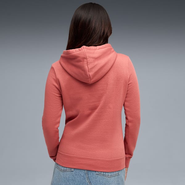 Essentials No. 1 Logo Women's Hoodie, Exotic Red, extralarge-IND