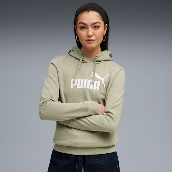 Essentials No. 1 Logo Women's Hoodie, Lux Army, extralarge