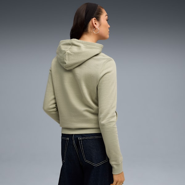 Essentials No. 1 Logo Women's Hoodie, Lux Army, extralarge