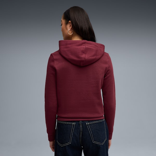 Essentials No. 1 Logo Women's Hoodie, Ruby Shimmer, extralarge