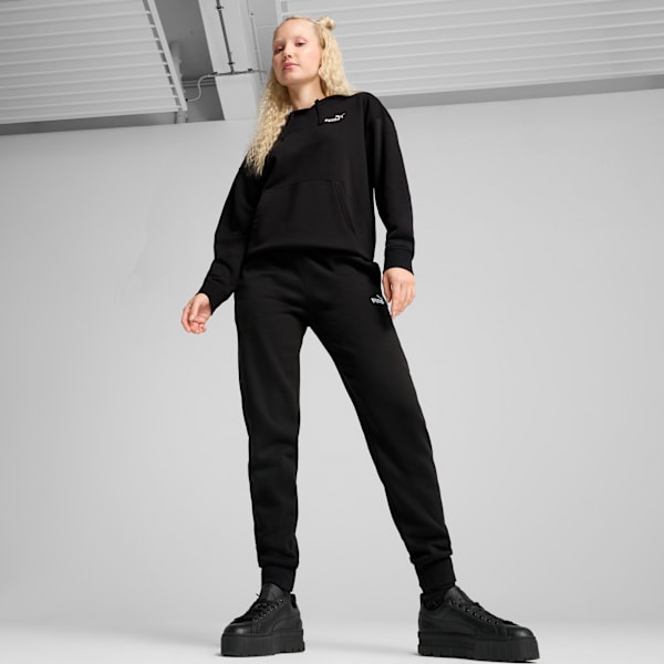 Essentials Small No. 1 Logo Women's Comfort Hoodie, PUMA Black, extralarge-IND