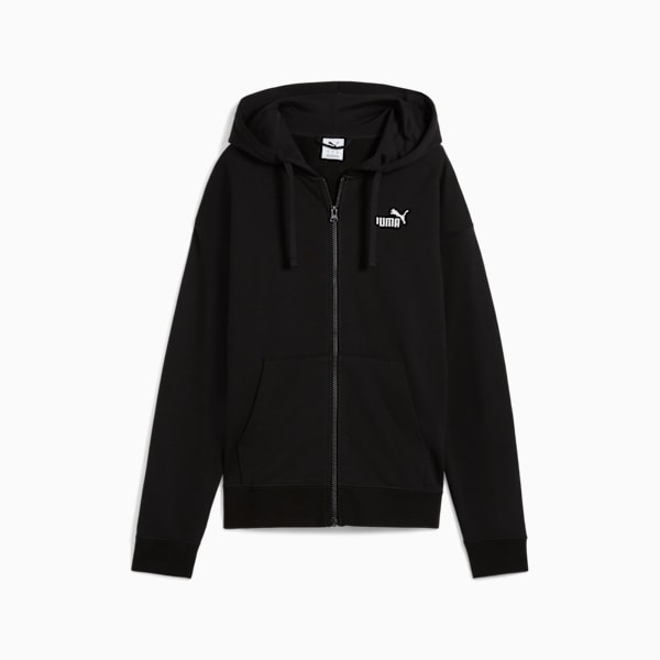 Chamarra Essentials Small No. 1 Logo Comfort para mujer, PUMA Black, extralarge