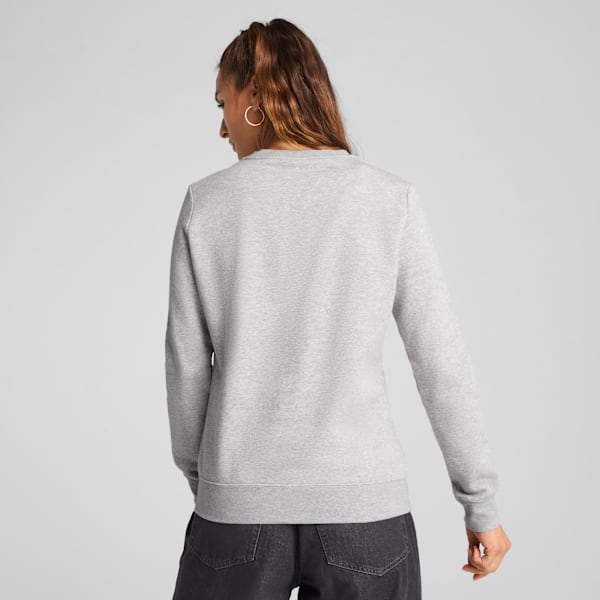 Essentials No. 1 Logo Women's Crew Sweater, Light Gray Heather, extralarge