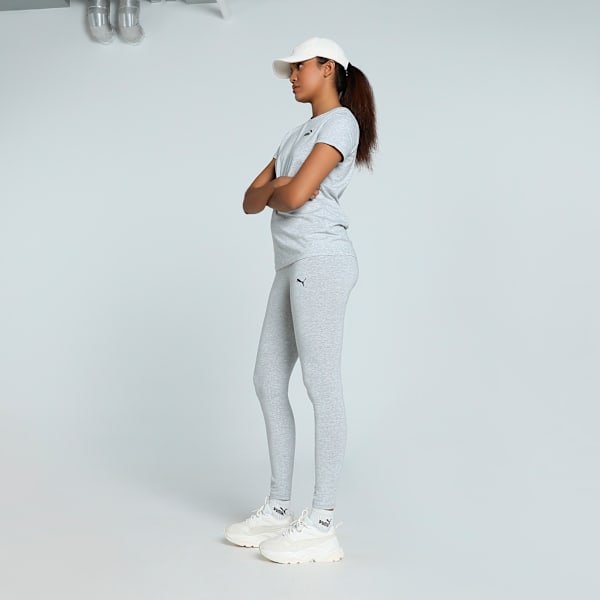 Women's Logo Leggings, Light Gray Heather, extralarge-IND