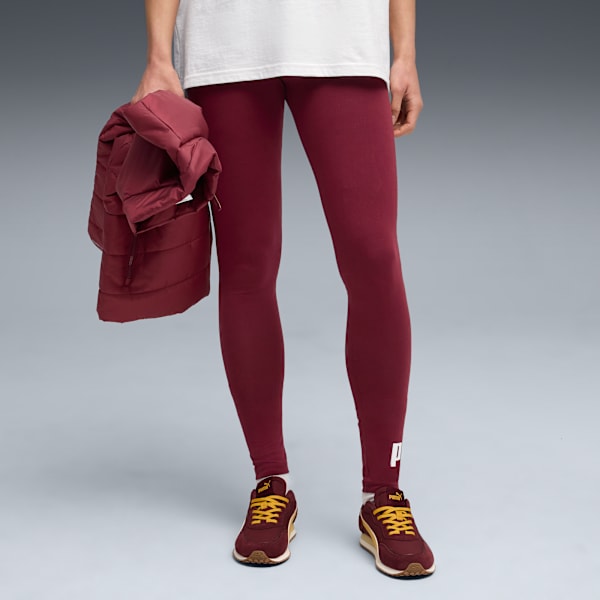 ESS No. 1 Logo Leggings Women, Ruby Shimmer, extralarge-GBR