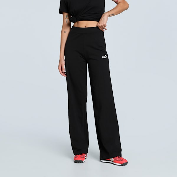 Small No. 1 Logo Women's High-Waist Straight Leggings, PUMA Black, extralarge-IND