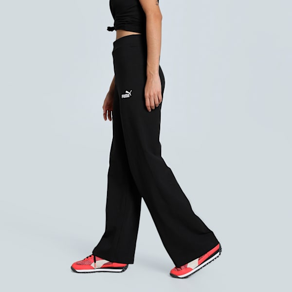 Small No. 1 Logo Women's High-Waist Straight Leggings, PUMA Black, extralarge-IND
