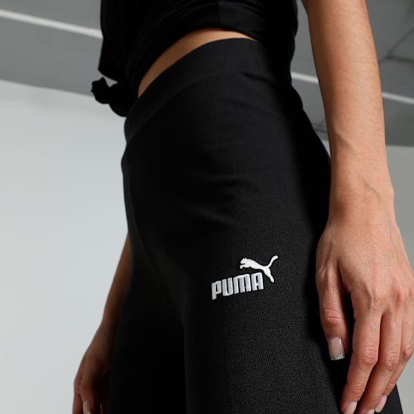 Small No. 1 Logo Women's High-Waist Straight Leggings, PUMA Black, extralarge-IND
