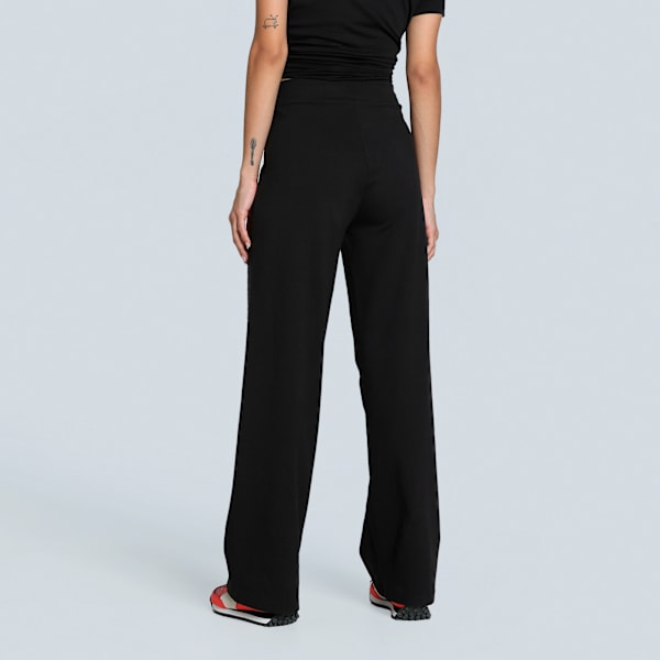Small No. 1 Logo Women's High-Waist Straight Leggings, PUMA Black, extralarge-IND