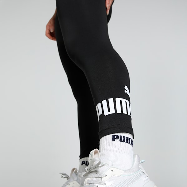 No. 1 Logo Women's 3/4 Leggings, PUMA Black, extralarge-IND