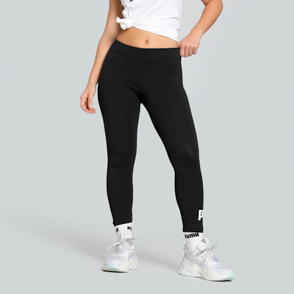 No. 1 Logo Women's 3/4 Leggings, PUMA Black, extralarge-IND