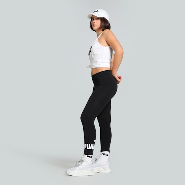 No. 1 Logo Women's 3/4 Leggings, PUMA Black, extralarge-IND