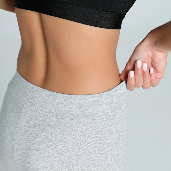 No. 1 Logo Women's 3/4 Leggings, Light Gray Heather, extralarge-IND