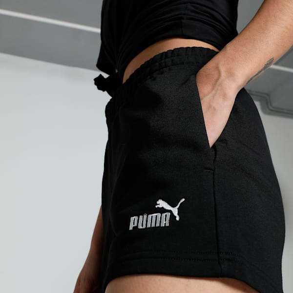Small No. 1 Logo Women's 4'' Shorts, PUMA Black, extralarge-IND