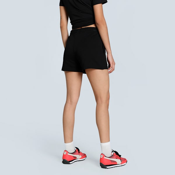 Small No. 1 Logo Women's 4'' Shorts, PUMA Black, extralarge-IND