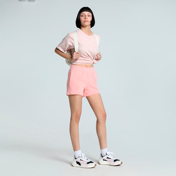 Small No. 1 Logo Women's 4'' Shorts, Pink Fruit, extralarge-IND
