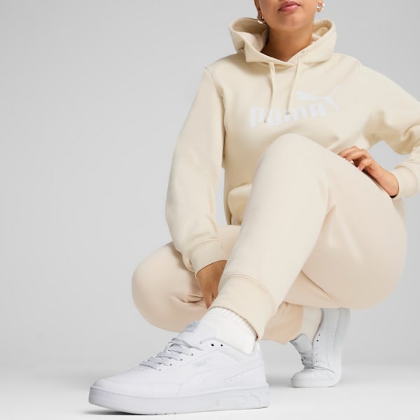 Essentials No. 1 Logo Women's Soft Fleece Sweatpants, Alpine Snow, extralarge-IND