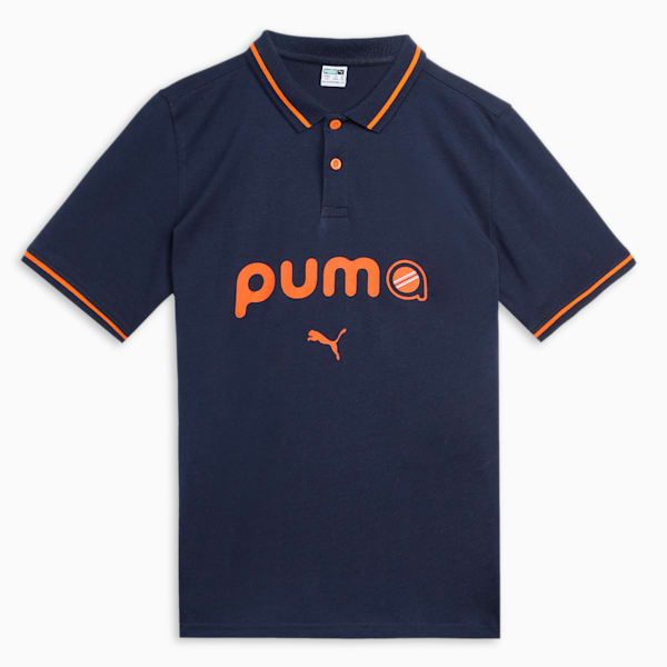 PSL Graphic Boy's Polo, Club Navy, extralarge-IND