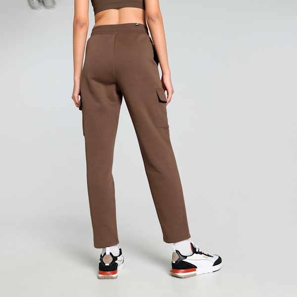 Women's Cargo Pants, Espresso Brown, extralarge-IND