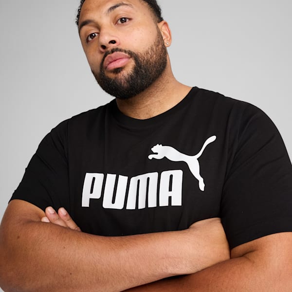 Playera Essentials No. 1 Logo para hombre, PUMA Black, extralarge