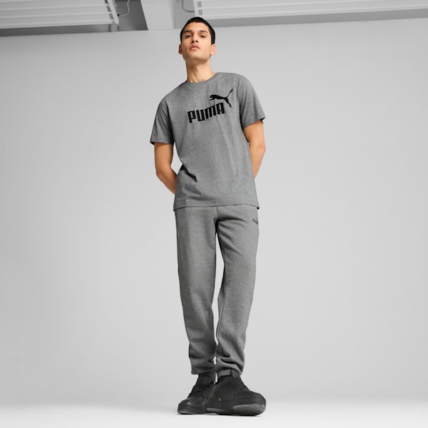 Playera Essentials No. 1 Logo para hombre, Medium Gray Heather, extralarge