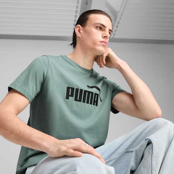 No. 1 Logo Men's Tee, Green Moon, extralarge-IND