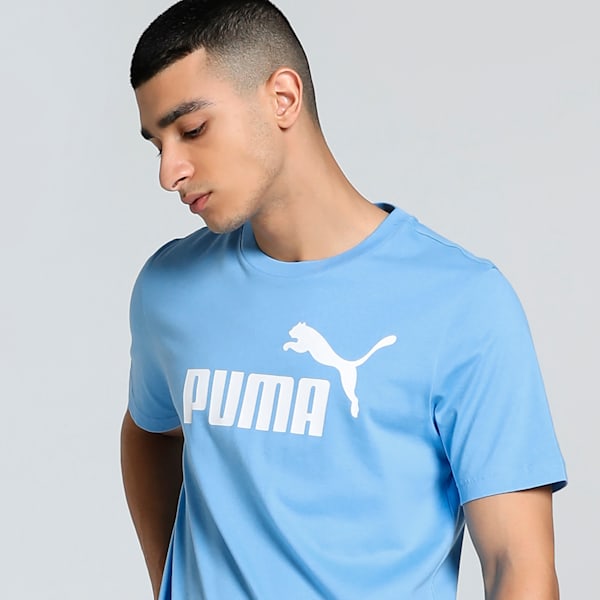 No. 1 Logo Men's Tee, Team Light Blue, extralarge-IND