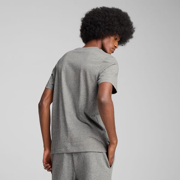 Essentials Small No. 1 Logo Men's Tee, Medium Gray Heather, extralarge