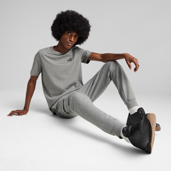 Essentials Small No. 1 Logo Men's Tee, Medium Gray Heather, extralarge