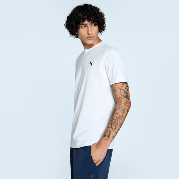 Small Logo Men's Tee, PUMA White, extralarge-IND
