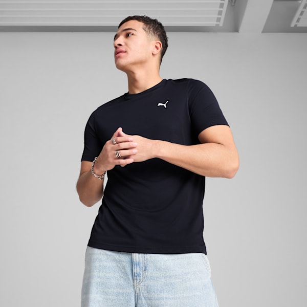 Small Logo Men's Tee, New Navy, extralarge-IND