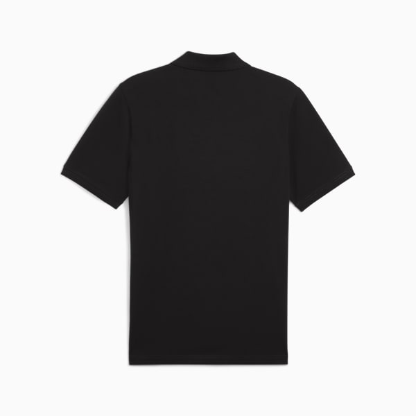 Playera polo WARDROBE Essentials Piqué para hombre, PUMA Black, extralarge