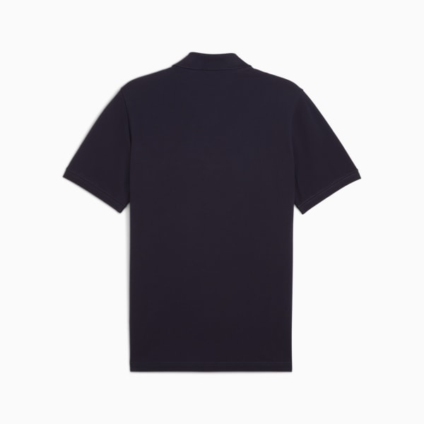 Playera polo WARDROBE Essentials Piqué para hombre, New Navy, extralarge