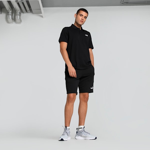 No. 1 Logo Jersey Men's Polo, PUMA Black, extralarge-IND