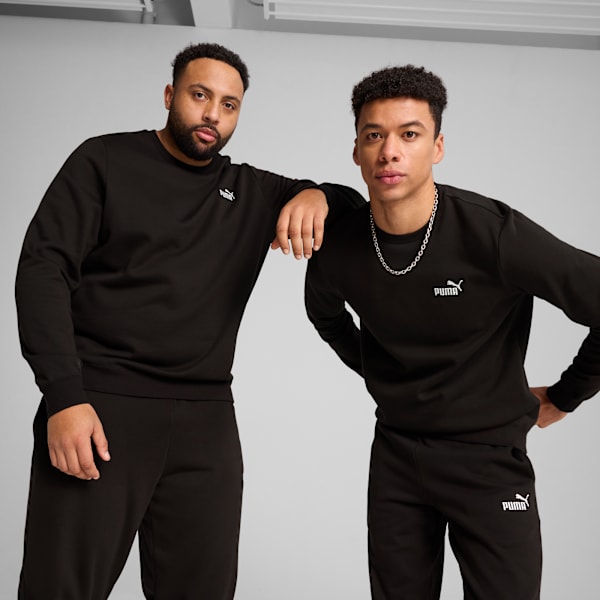 Essentials Small No. 1 Logo Crew Men, PUMA Black, extralarge-GBR
