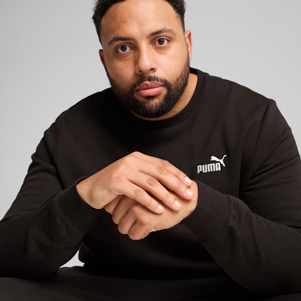 Essentials Small No. 1 Logo Crew Men, PUMA Black, extralarge-GBR