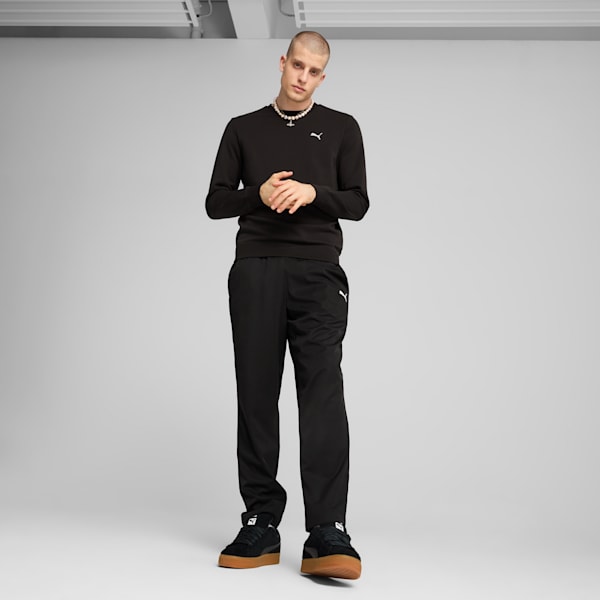Chandail en molleton à col rond Essentials Homme, PUMA Black, extralarge