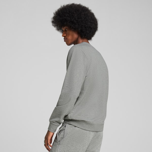 Chandail en molleton à col rond Essentials Homme, Medium Gray Heather, extralarge