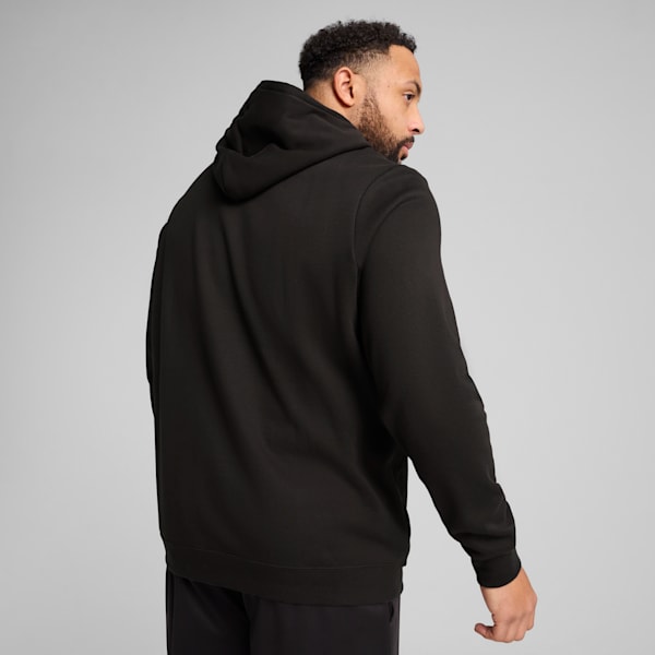 Essentials No. 1 Logo Men's Hoodie, PUMA Black, extralarge