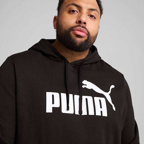 Essentials No. 1 Logo Men's Hoodie, PUMA Black, extralarge