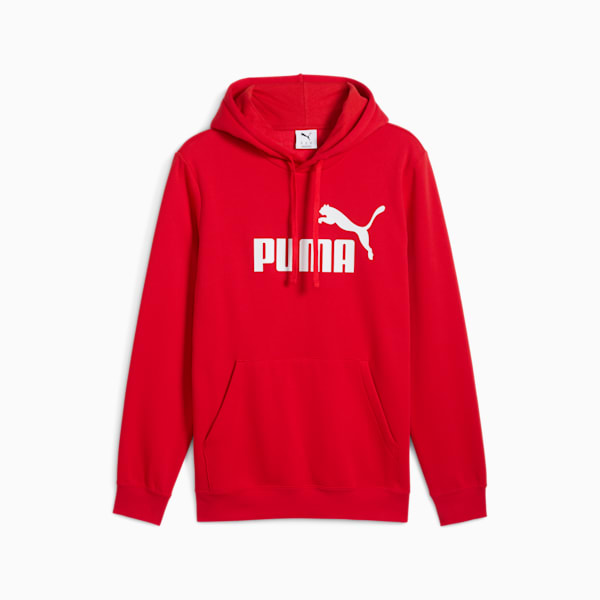 Essentials No. 1 Logo Men's Hoodie, For All Time Red, extralarge