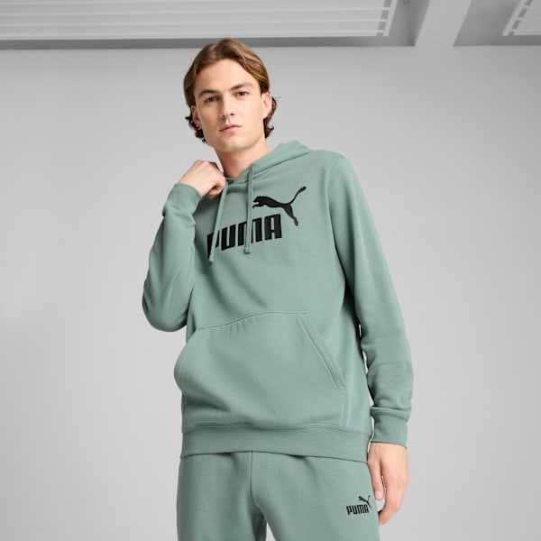 Essentials No. 1 Logo Hoodie Men, Green Moon, extralarge-GBR